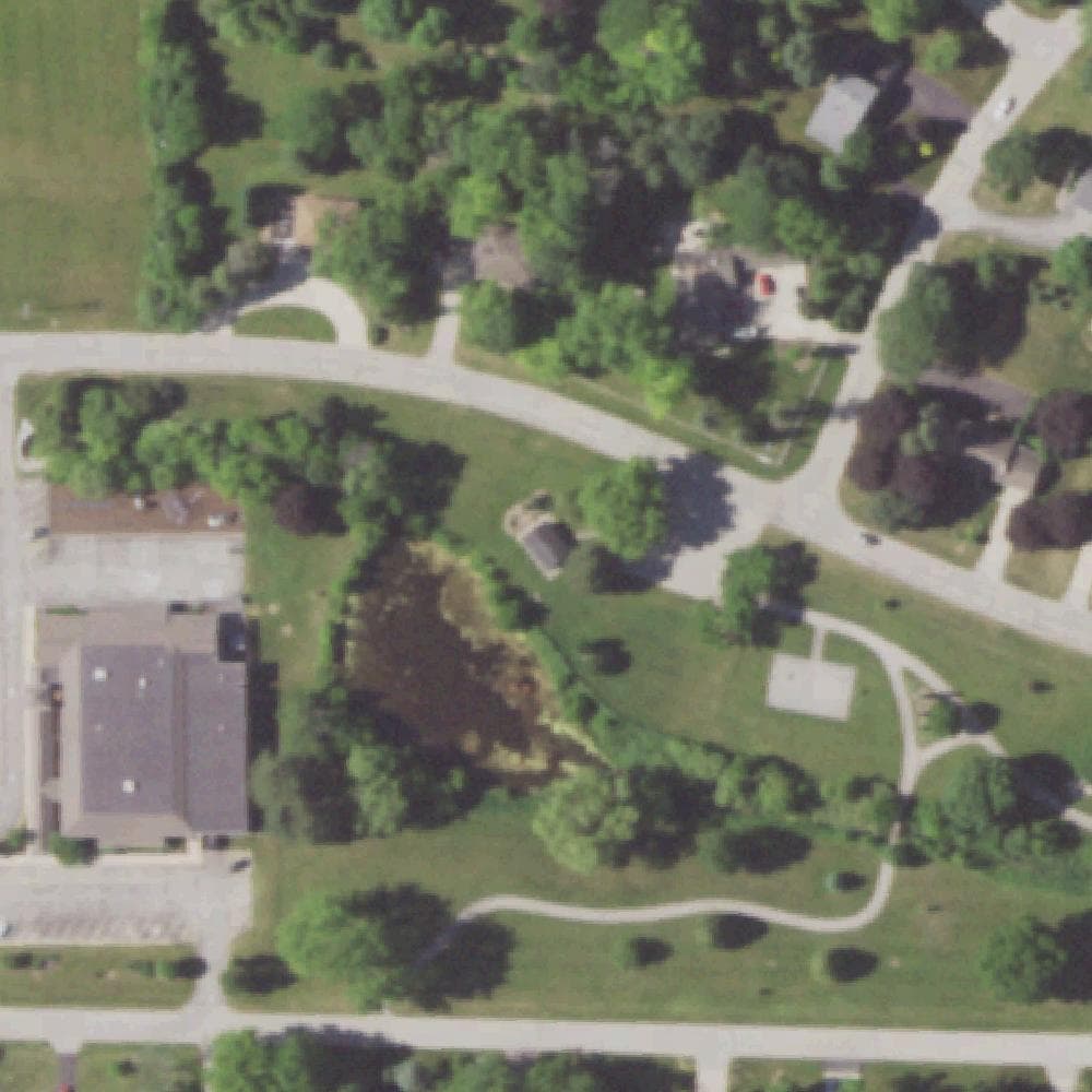 Aerial view of Beverly Hills Park