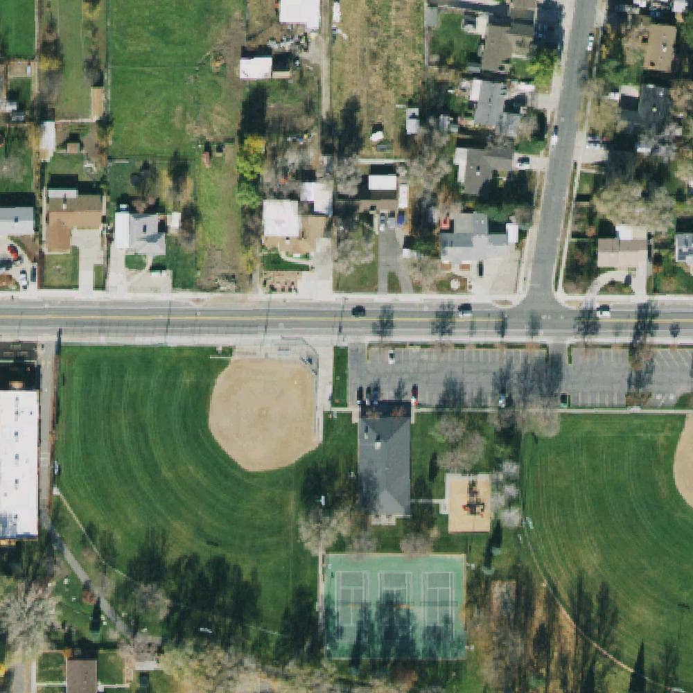 Aerial view of Bicentennial Park