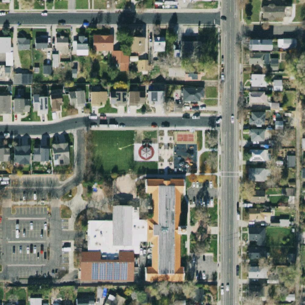 Aerial view of Bickley Park