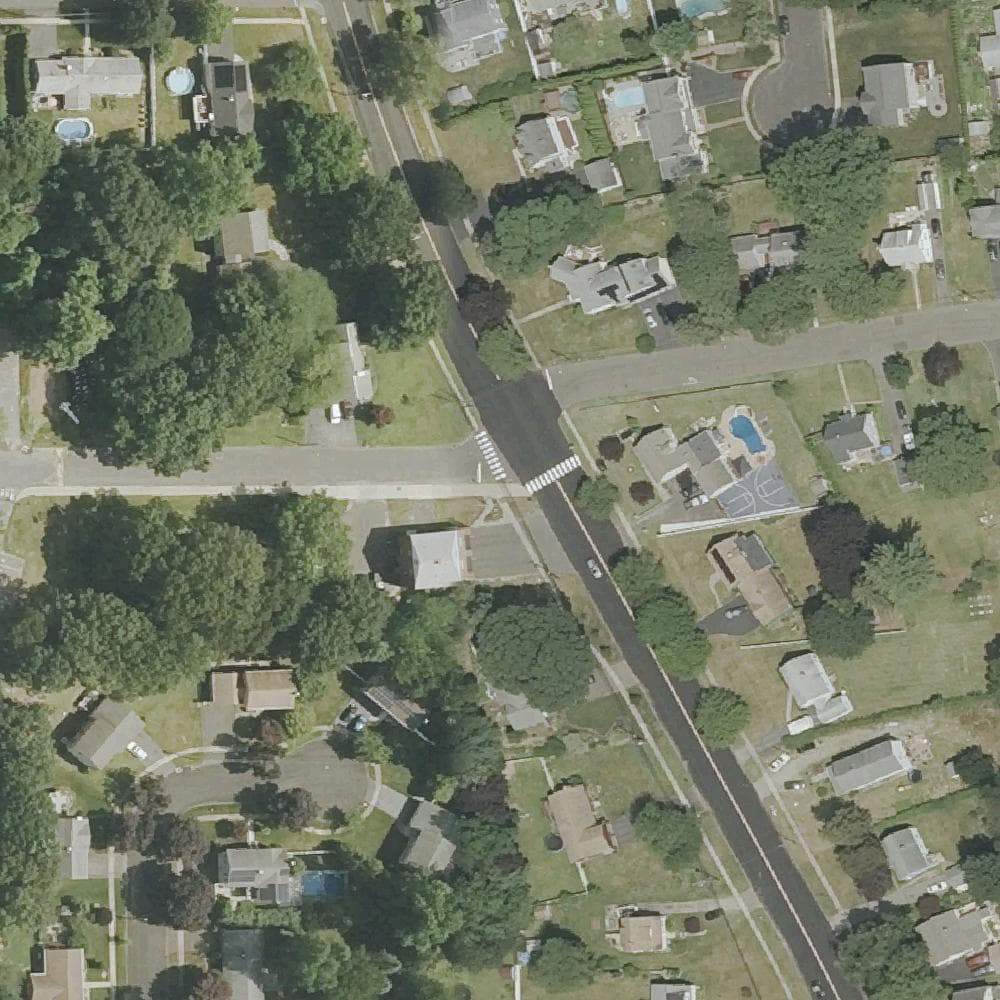 Aerial view of Bunnell High School Courts