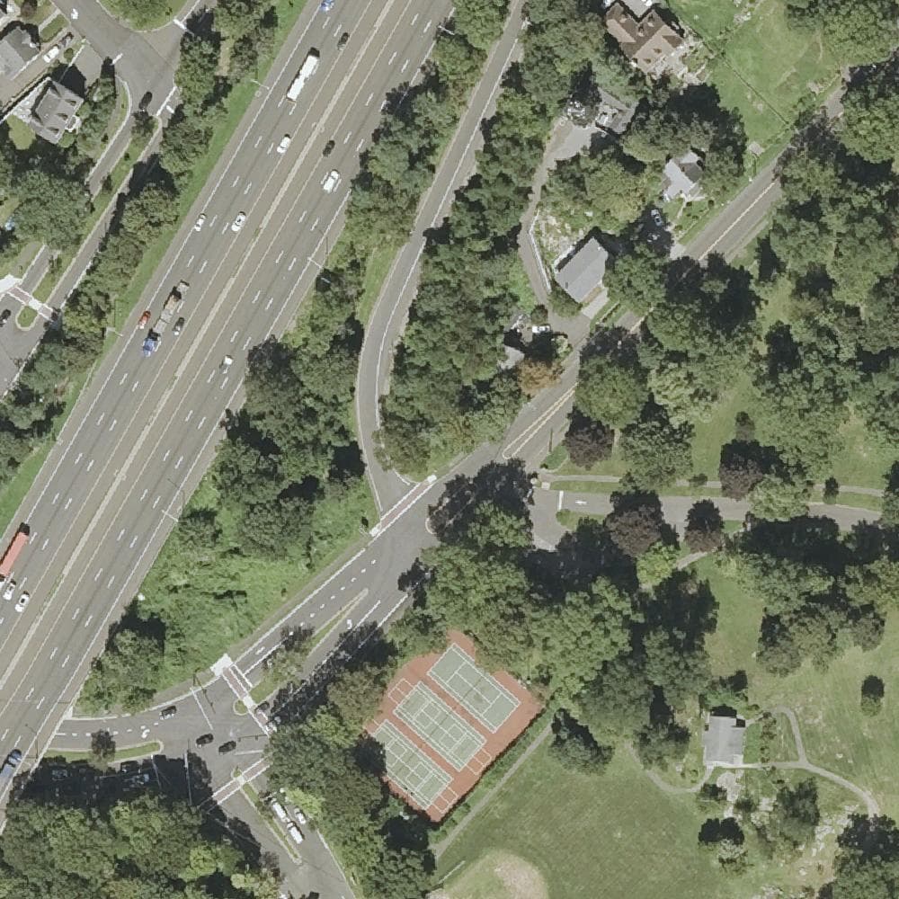 Aerial view of Byram Park