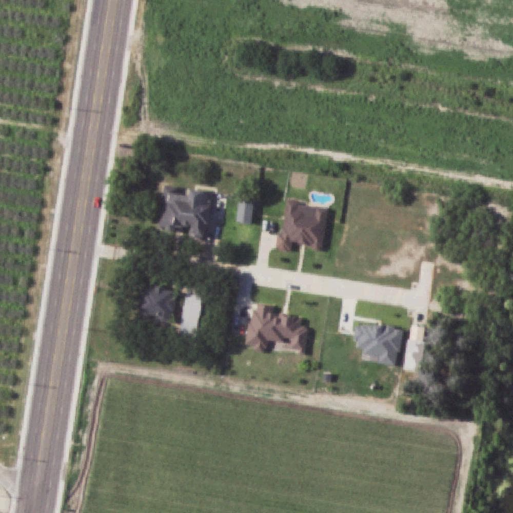 Aerial view of Casa Del Valle RV Resort