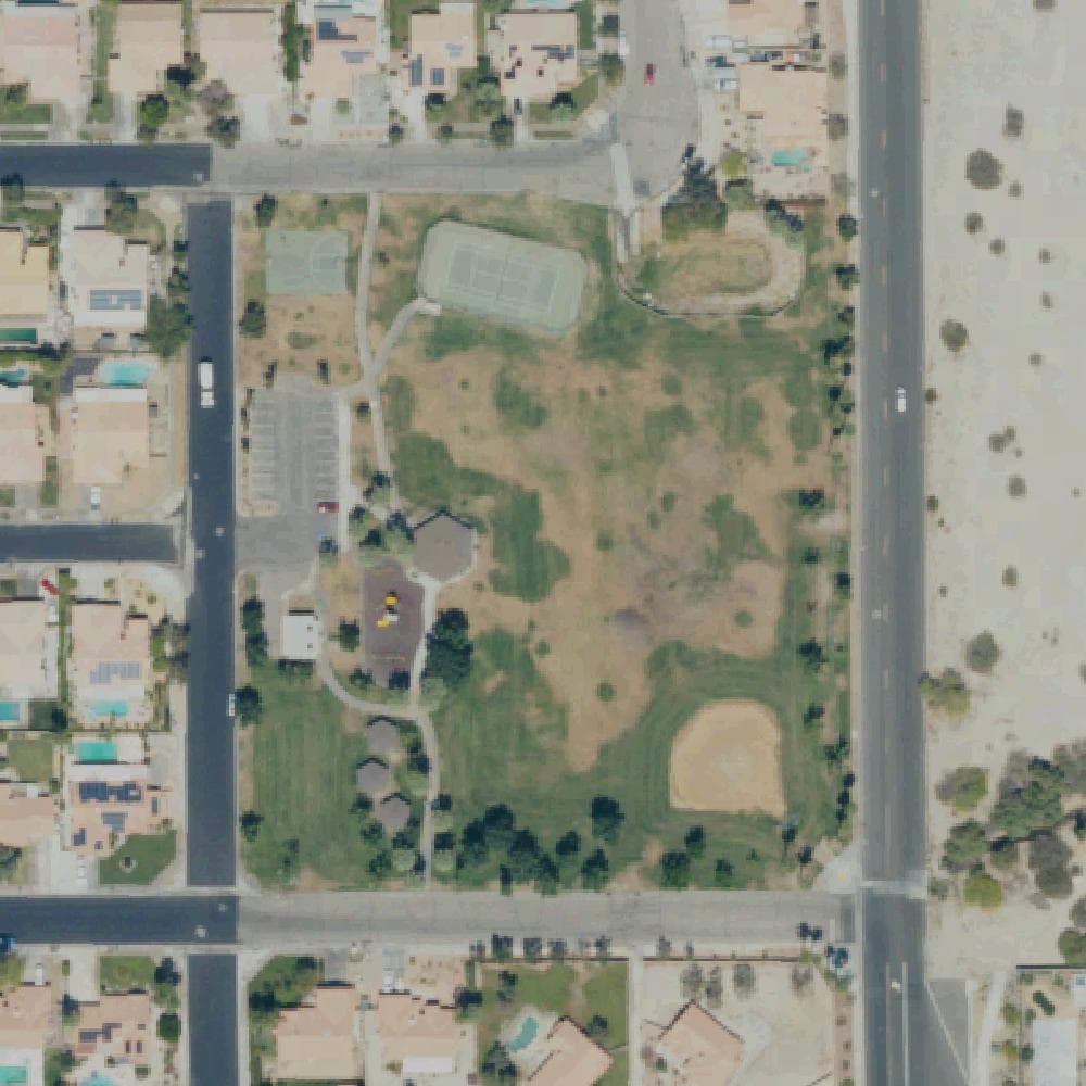 Aerial view of Century Park
