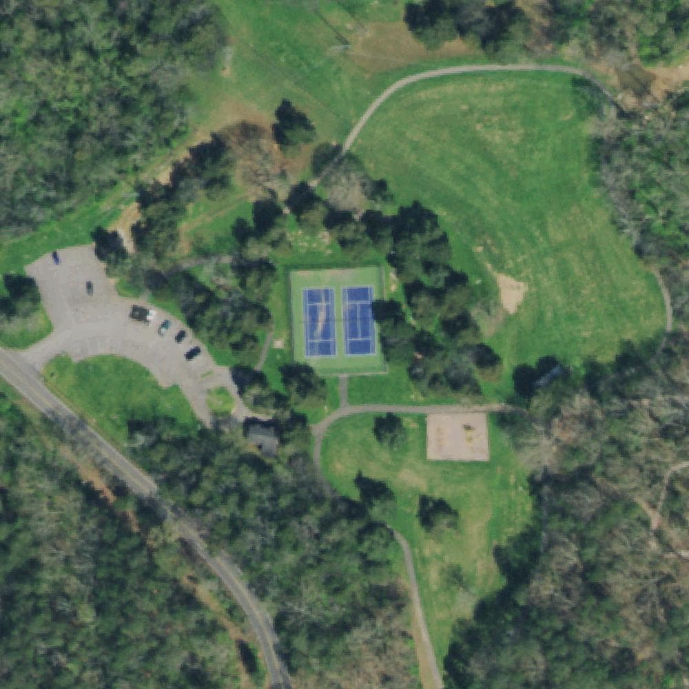 Aerial view of Charter E. Doyle Park