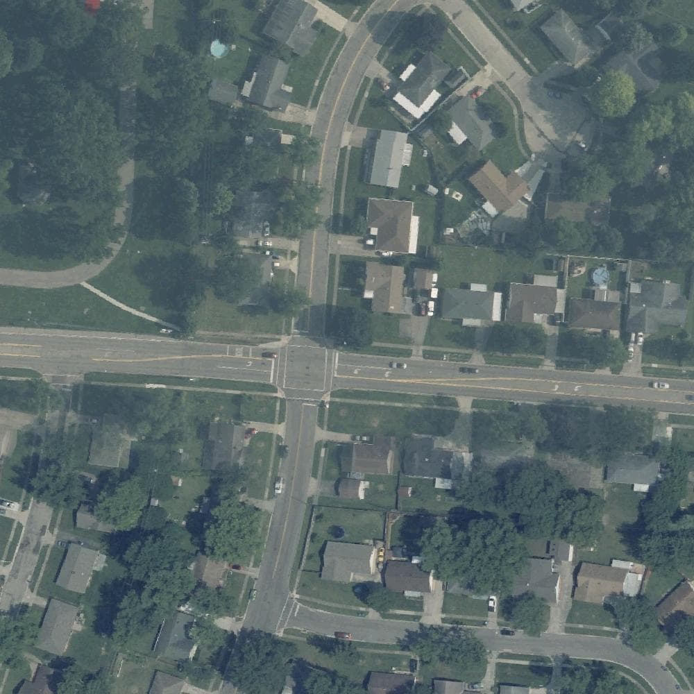 Aerial view of Community Park