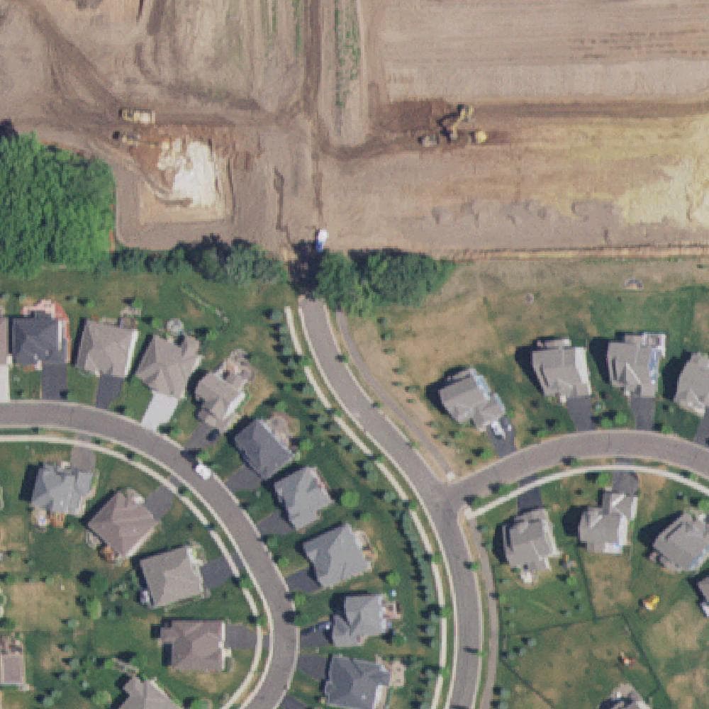 Aerial view of Conifer Glen Park