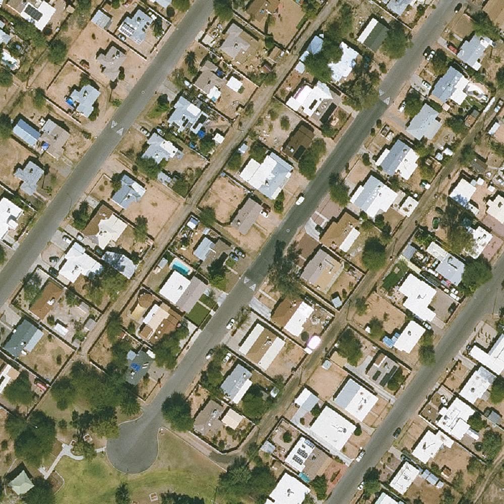 Aerial view of Country Club Annex Park