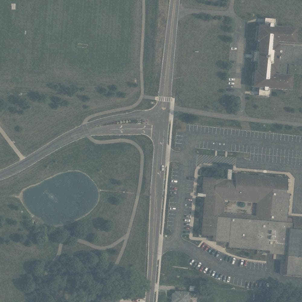 Aerial view of Duke Park