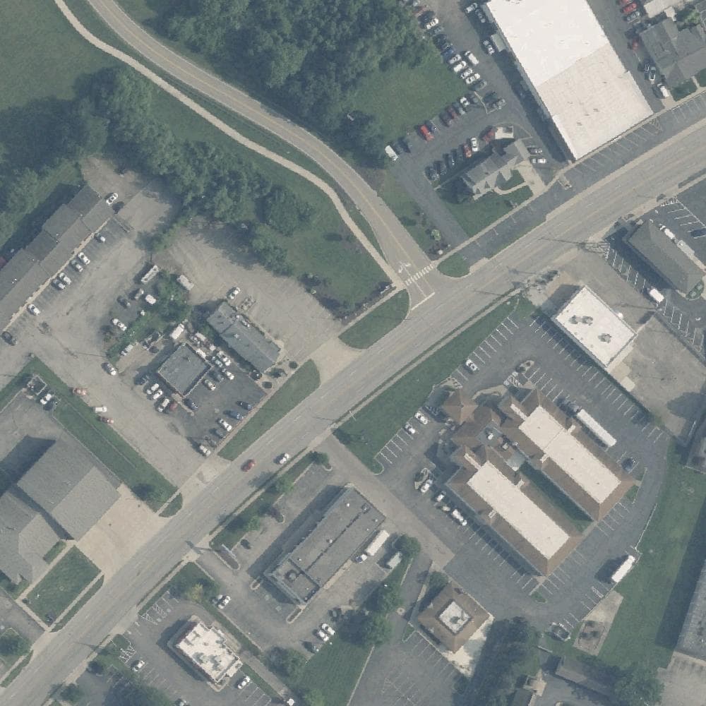 Aerial view of Fairfield Park