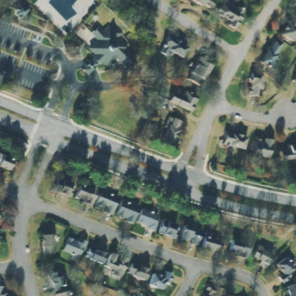 Aerial view of Fieldstone Farms Swim & Tennis Club