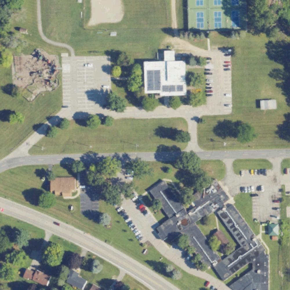 Aerial view of GACC Pickleball Complex