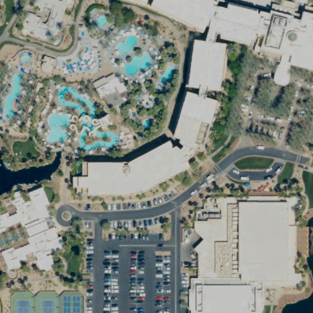 Aerial view of Grand Hyatt Indian Wells Resort & Villas
