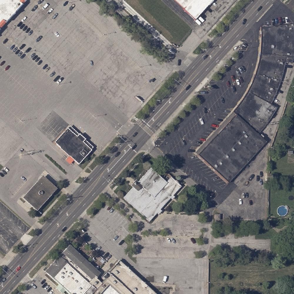 Aerial view of Greenbriar Commons Park