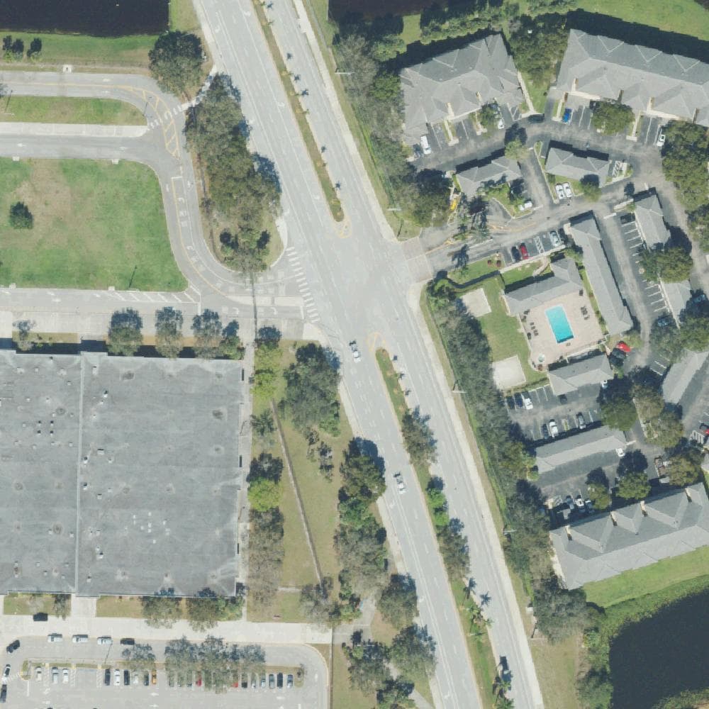 Aerial view of Greenview Shores Park