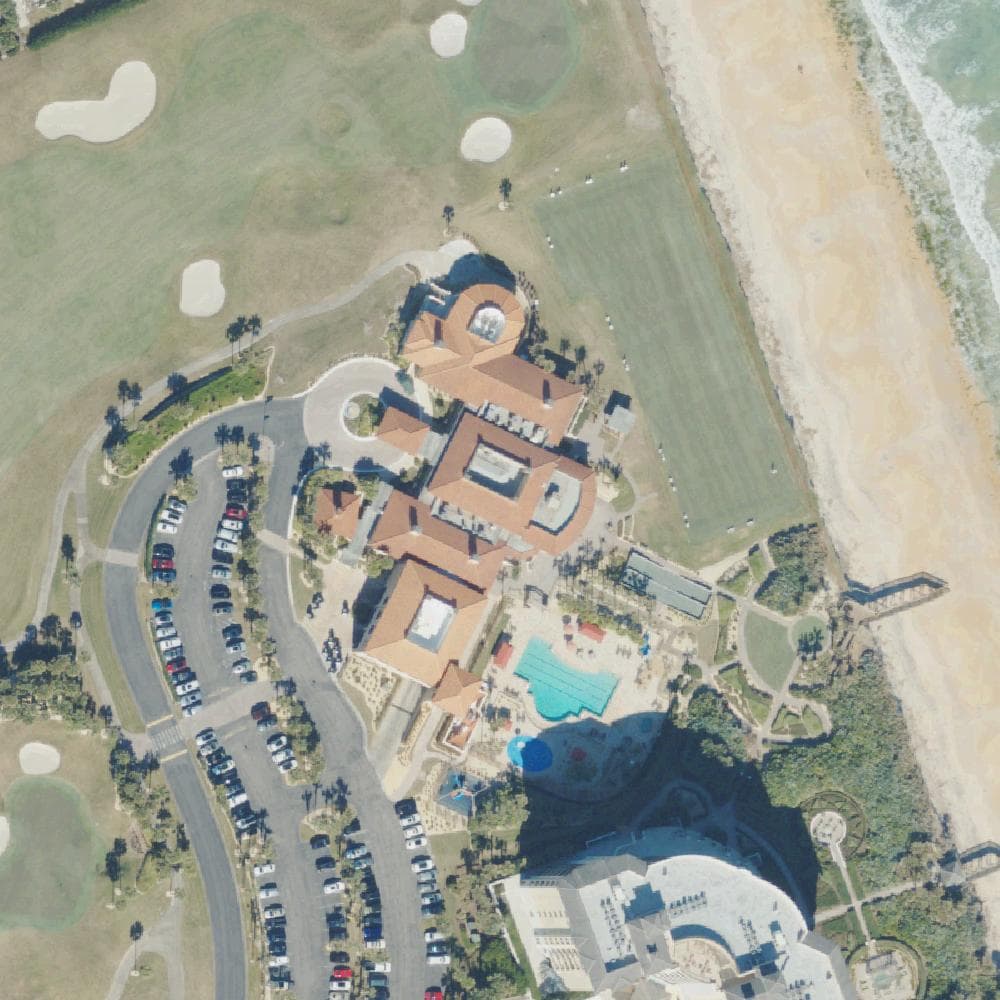 Aerial view of Hammock Dunes Club