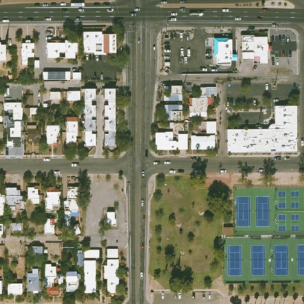 Aerial view of Himmel Park