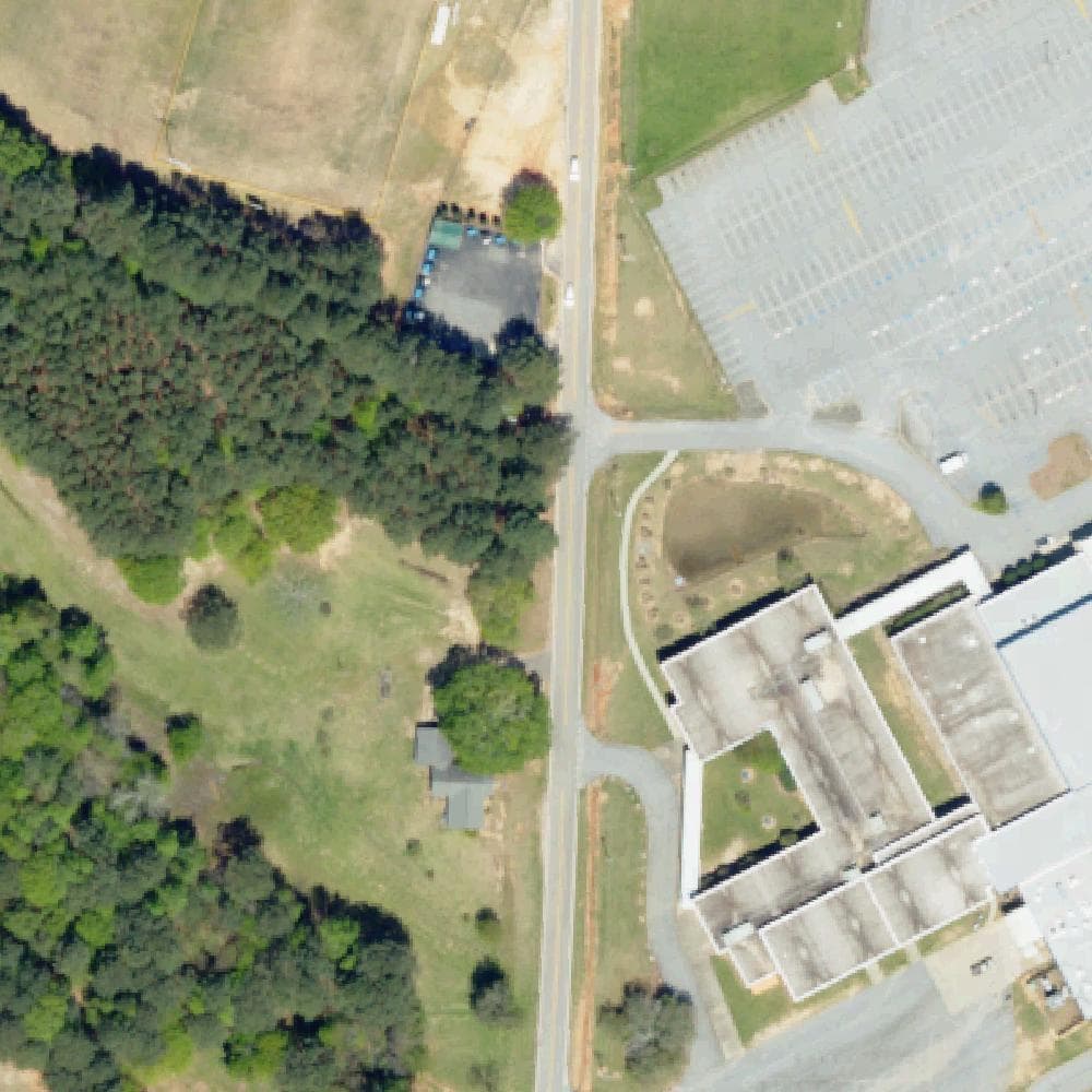 Aerial view of Hurricane Springs Park