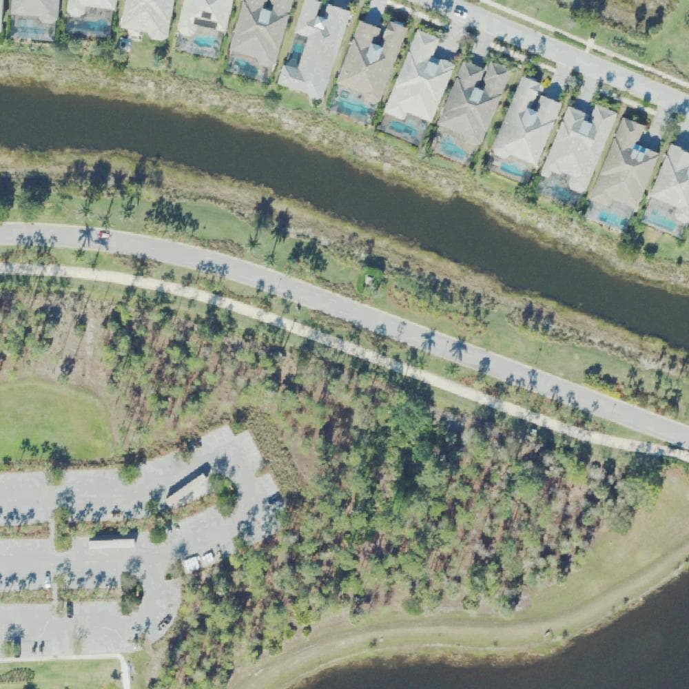 Aerial view of Isles of Collier Preserve