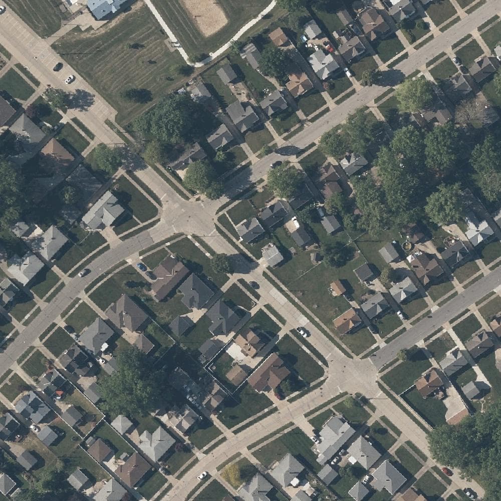Aerial view of Jindra Park