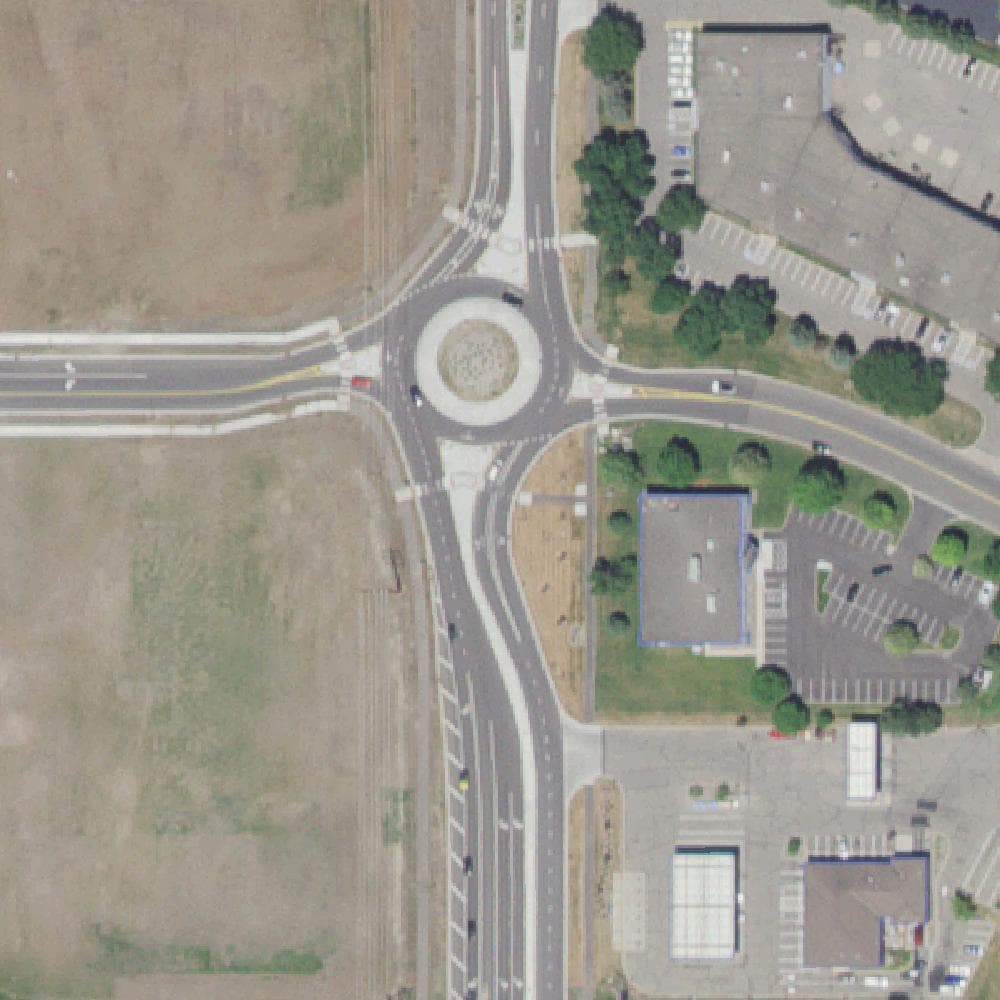 Aerial view of Johnny Cake Ridge Park West