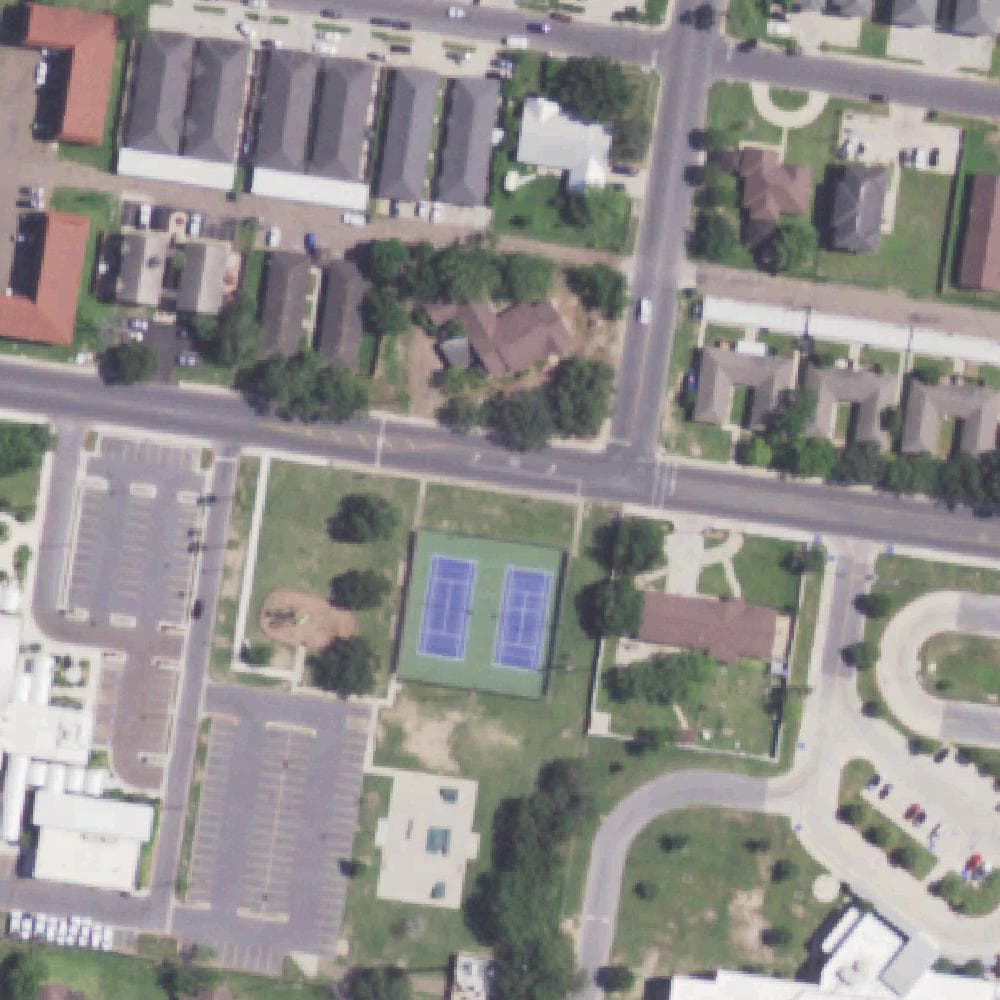 Aerial view of Jose “Pepe” Salinas Recreation Center