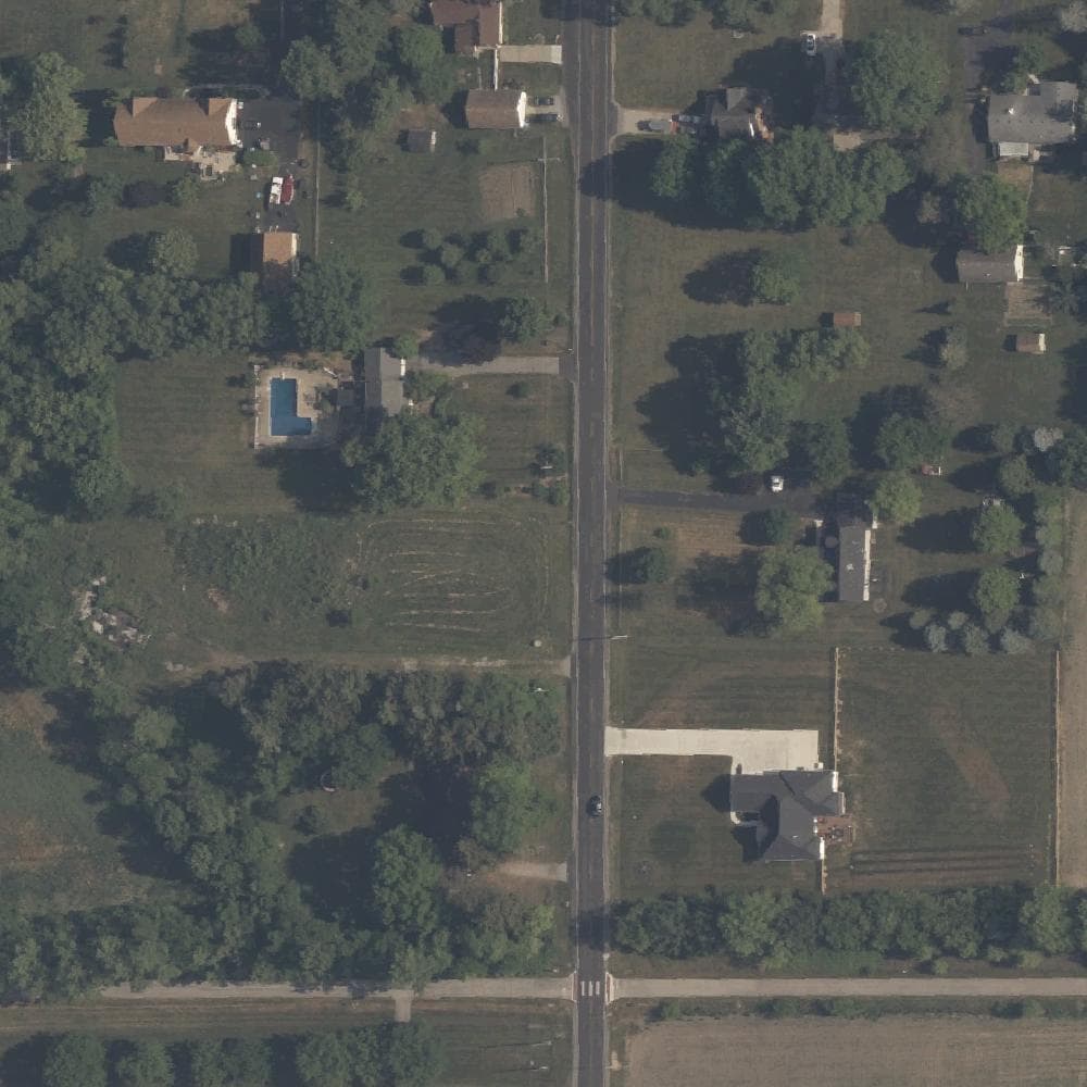 Aerial view of Keener Park