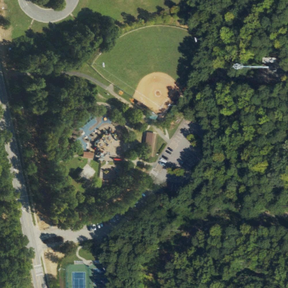 Aerial view of Kelly Road Park
