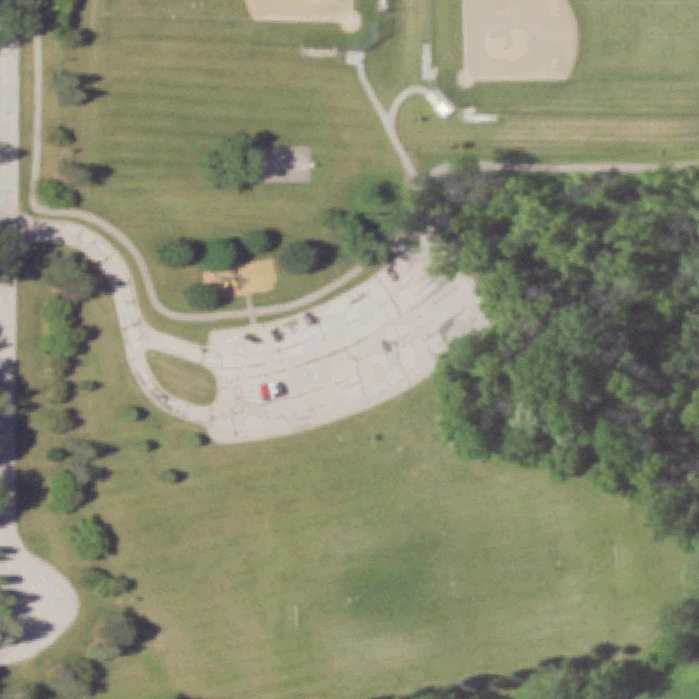 Aerial view of Krueger Park