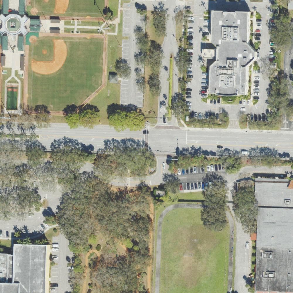 Aerial view of Lilac Pickleball Courts