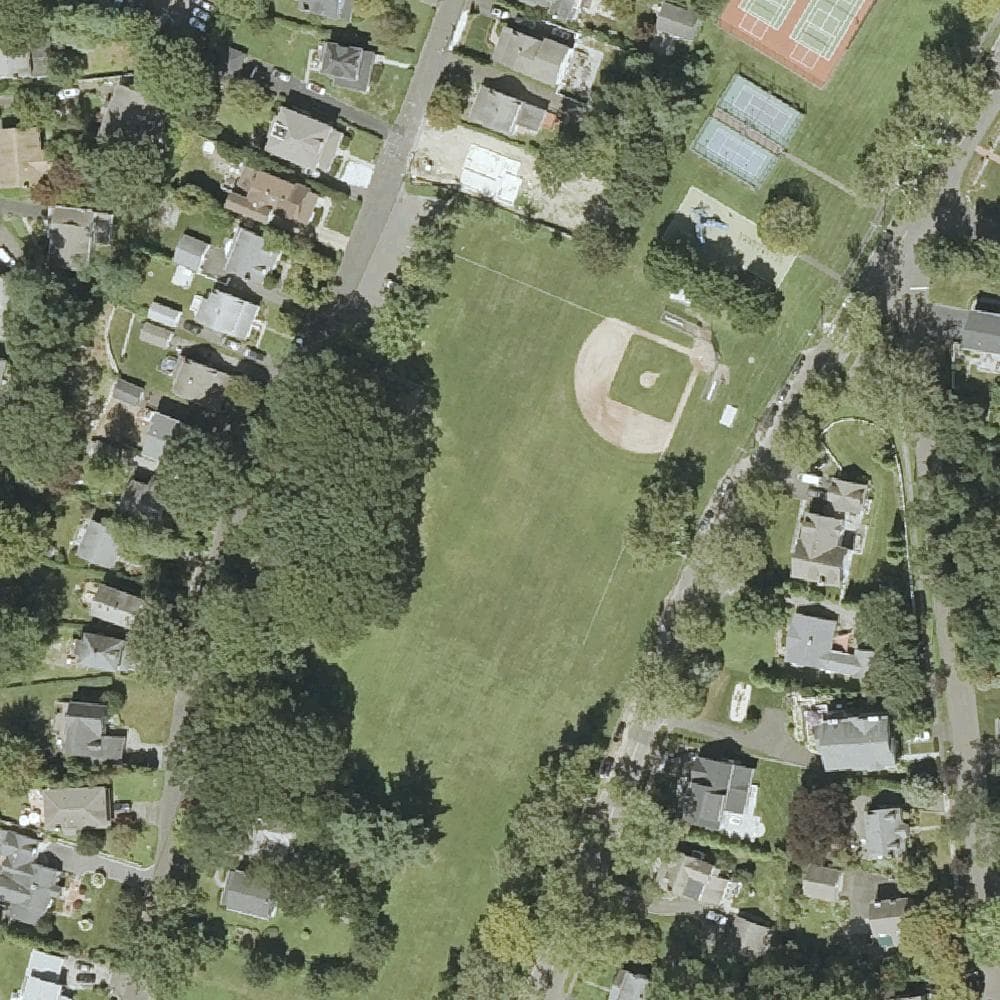 Aerial view of Loughlin Avenue Park