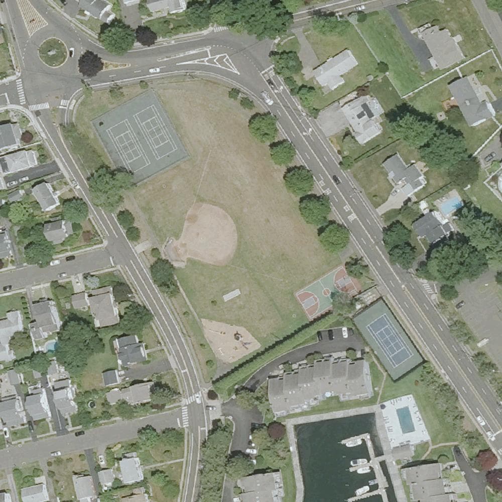 Aerial view of Ludlow Park