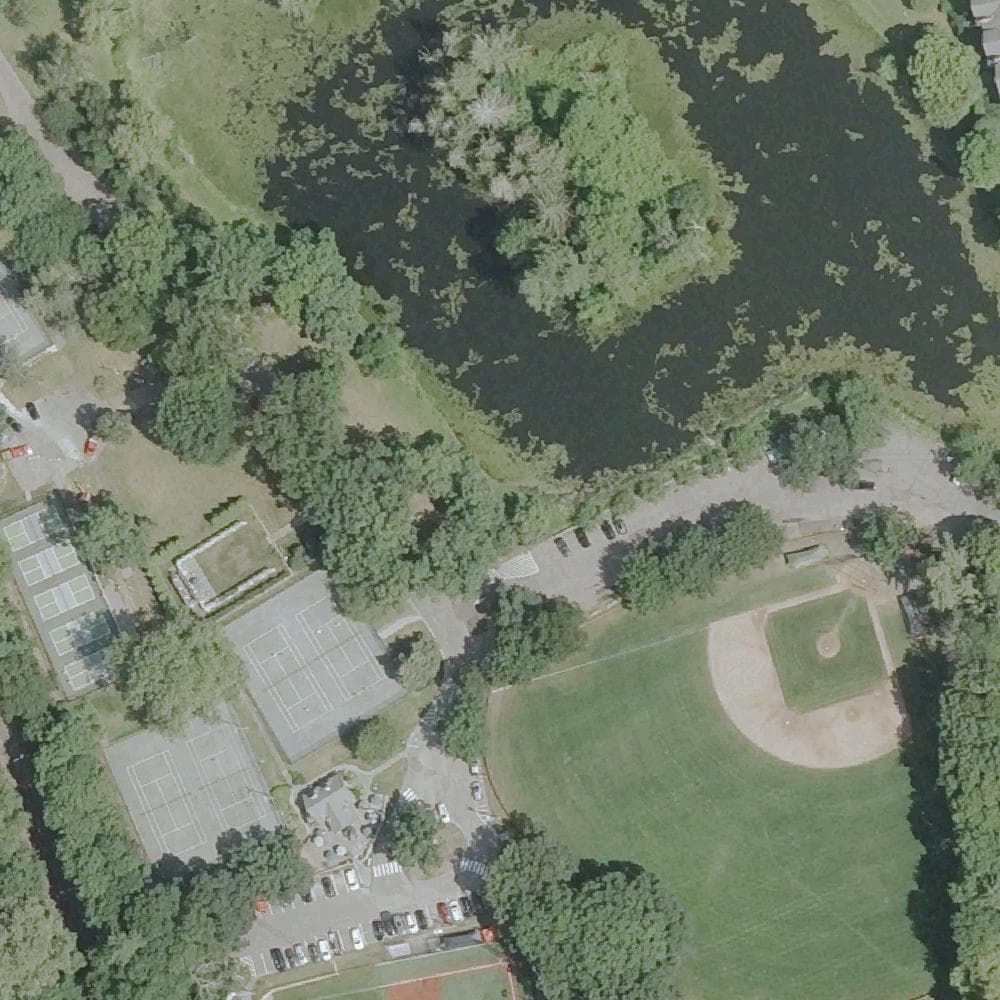 Aerial view of Mead Park