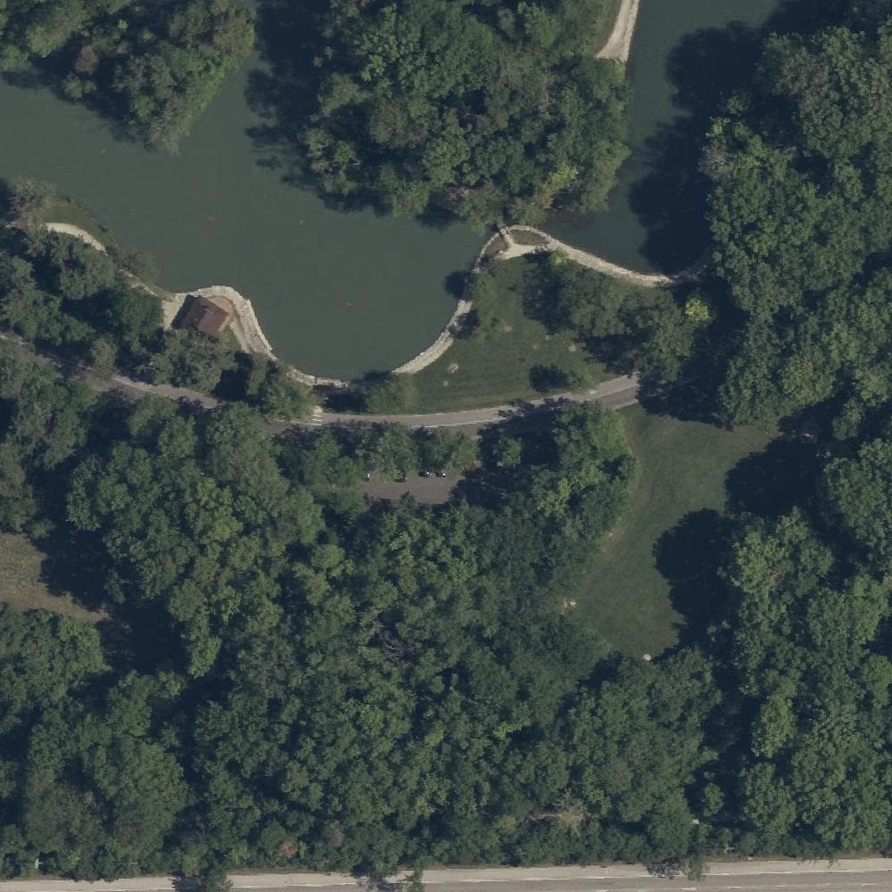 Aerial view of Mercy Health FitPark Pickleball at Pearson Metropark