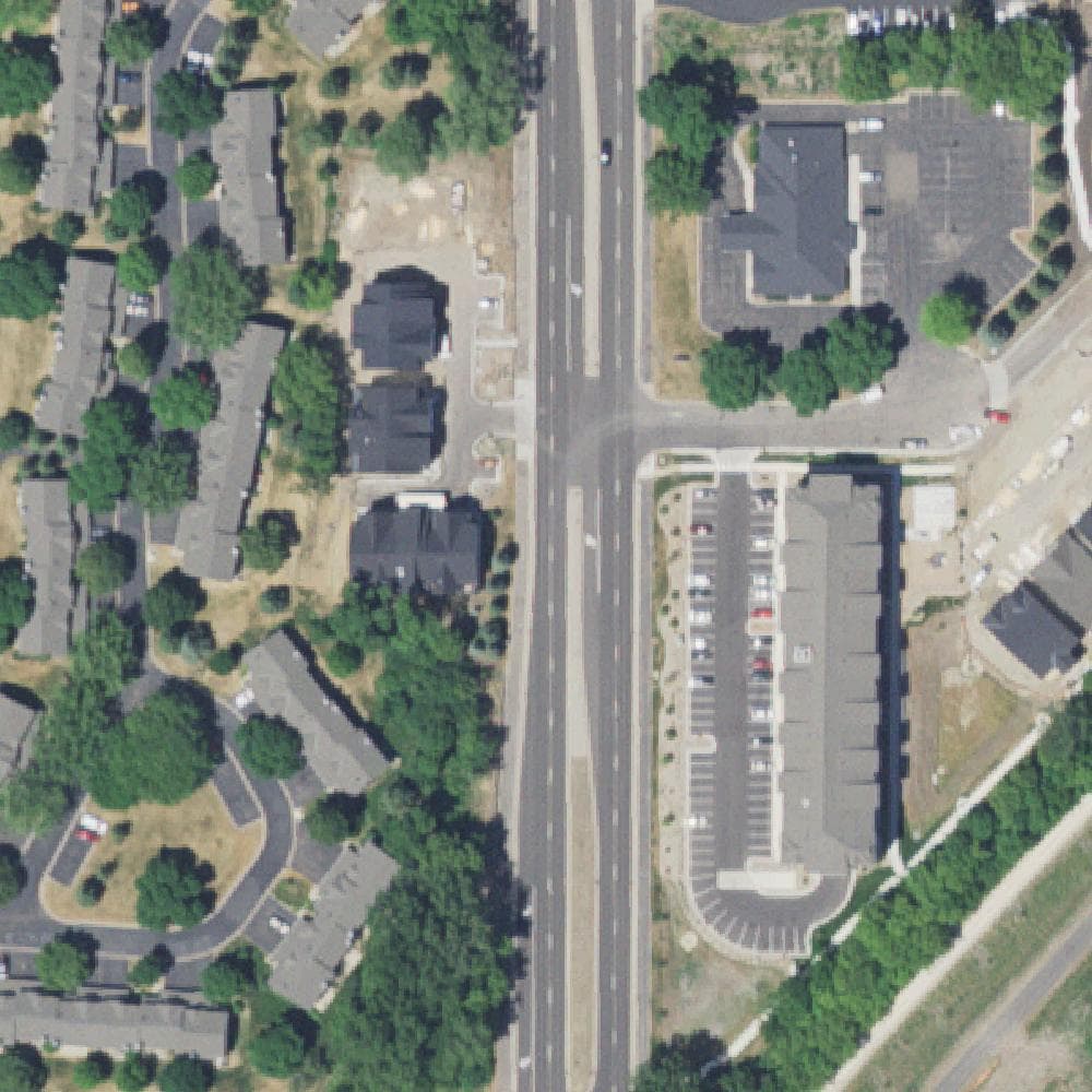 Aerial view of Miller Park