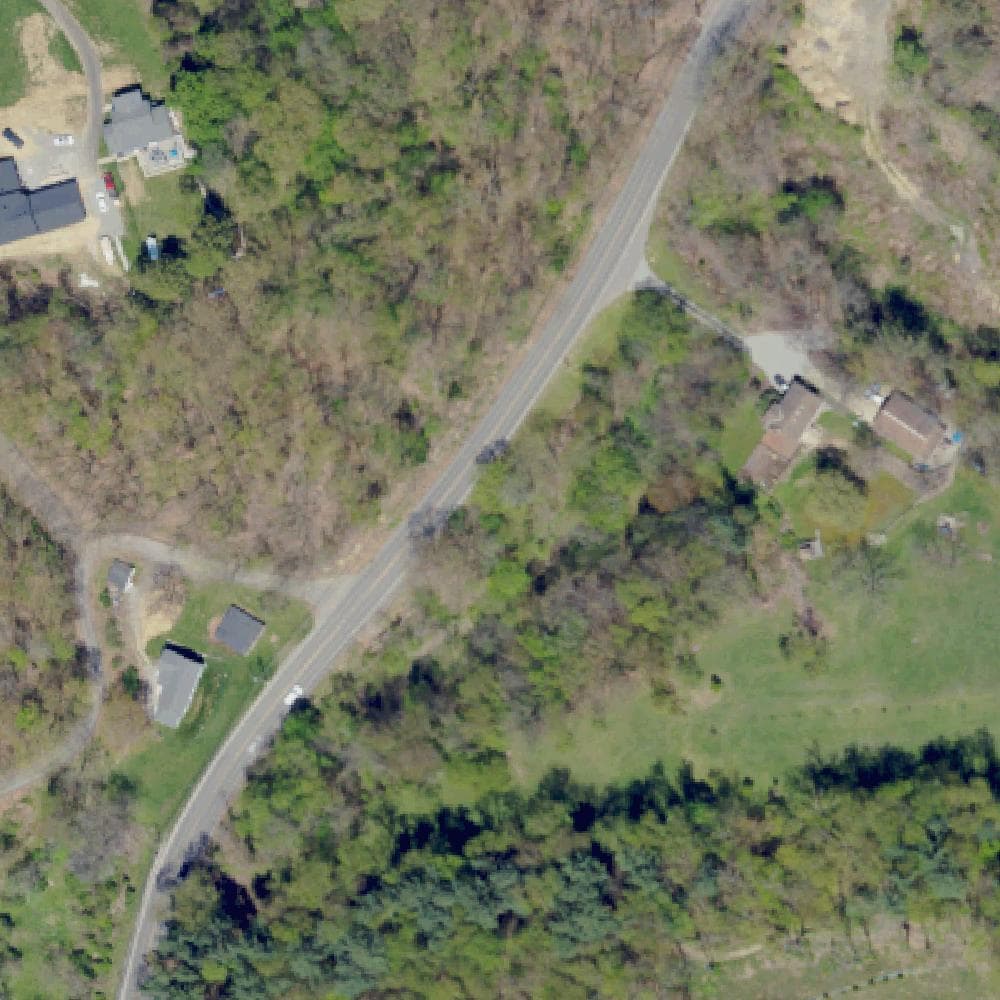 Aerial view of Moon Park