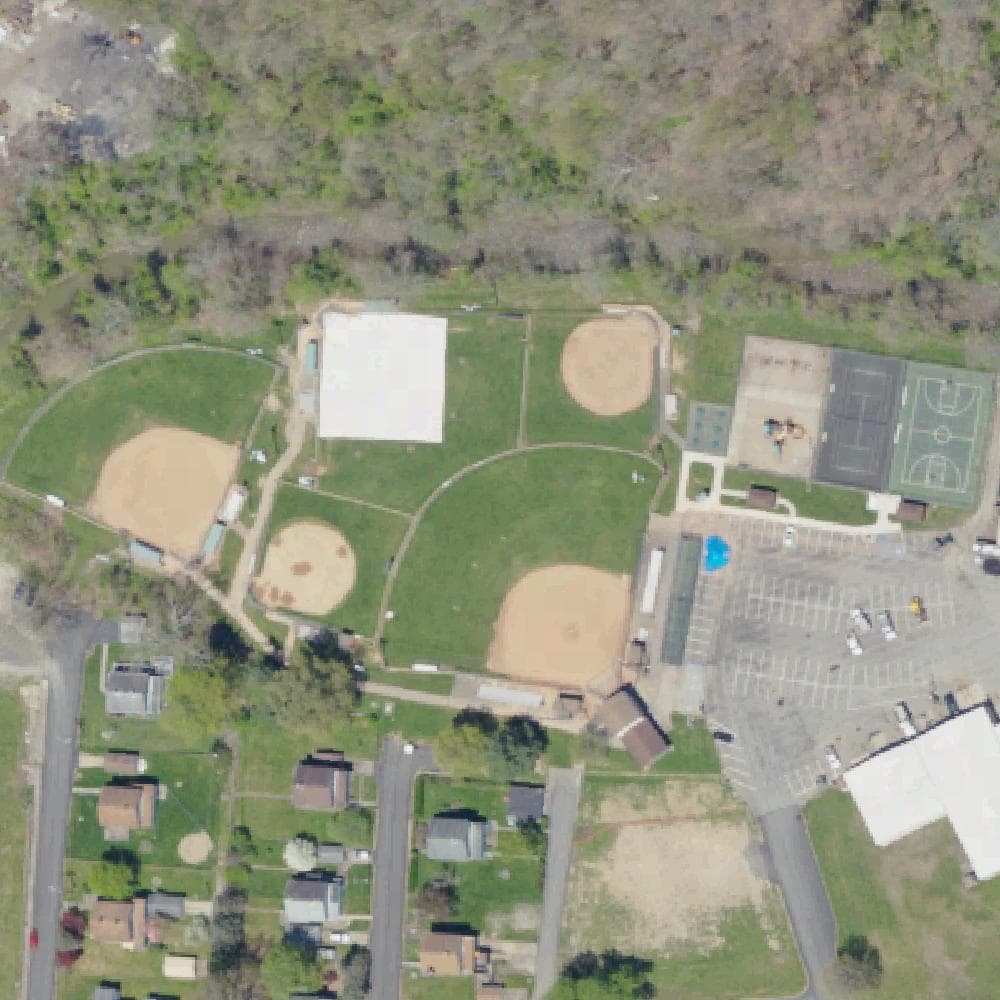 Aerial view of Morgan Park