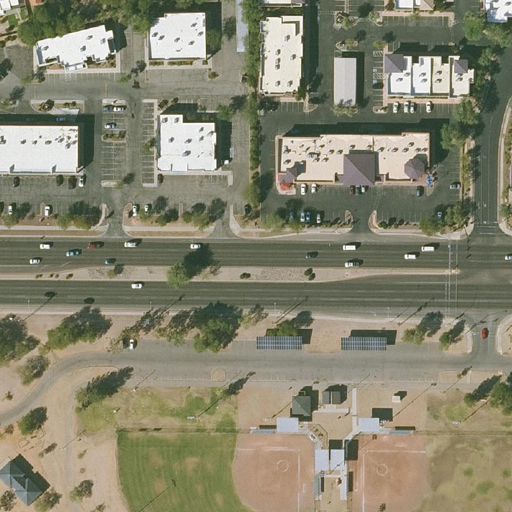 Aerial view of Morris K. Udall Park