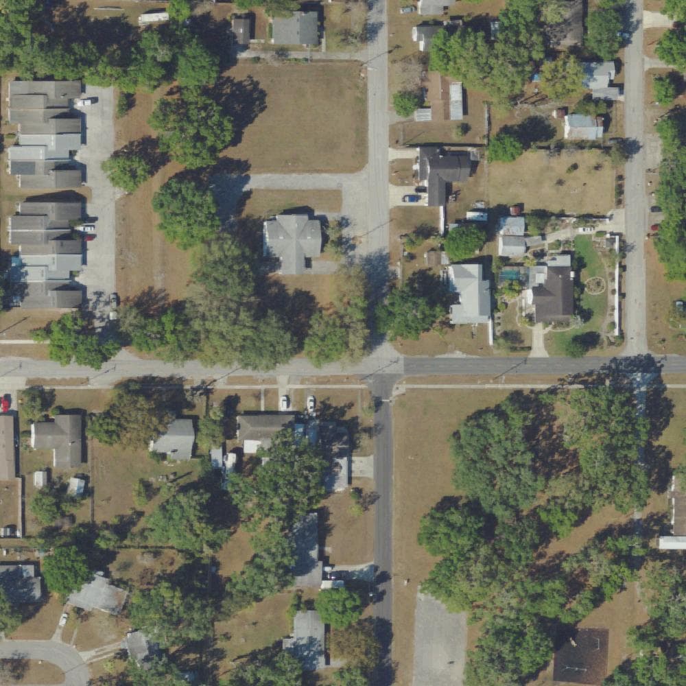 Aerial view of Nye Jordan Park