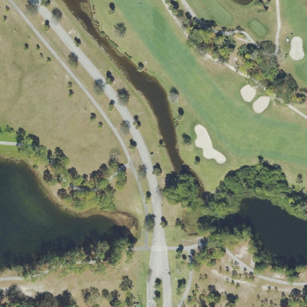 Aerial view of Okeeheelee Park