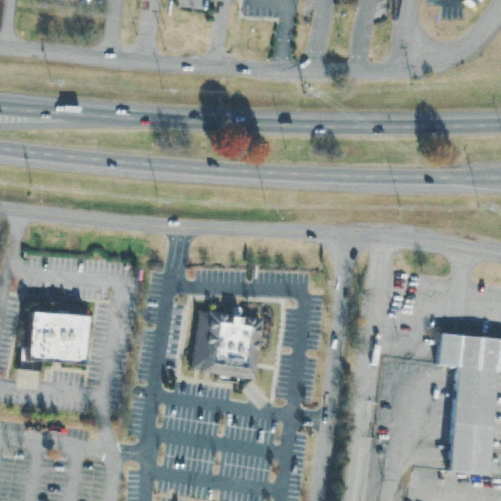Aerial view of Old Fort Park