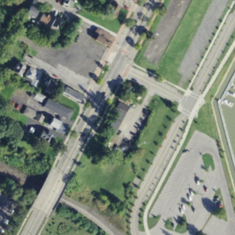 Aerial view of Ontario Beach Park