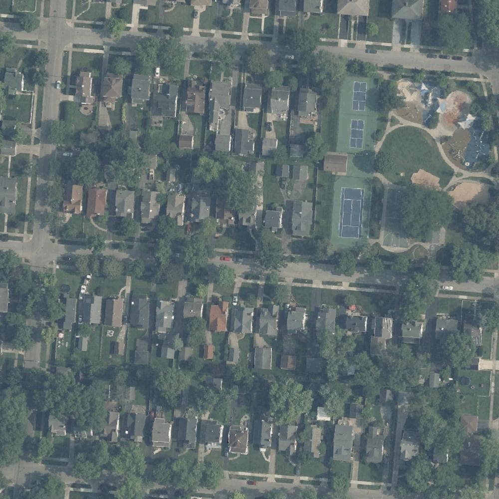 Aerial view of Orchardly Park