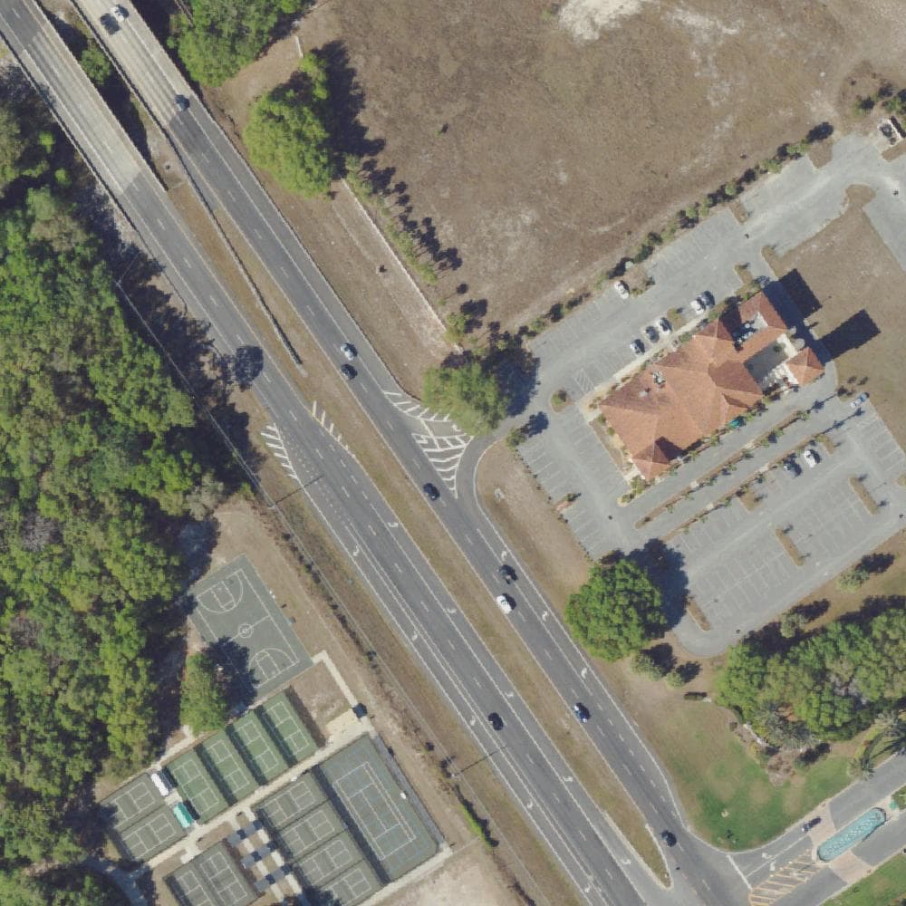 Aerial view of P.E.A.R. Park