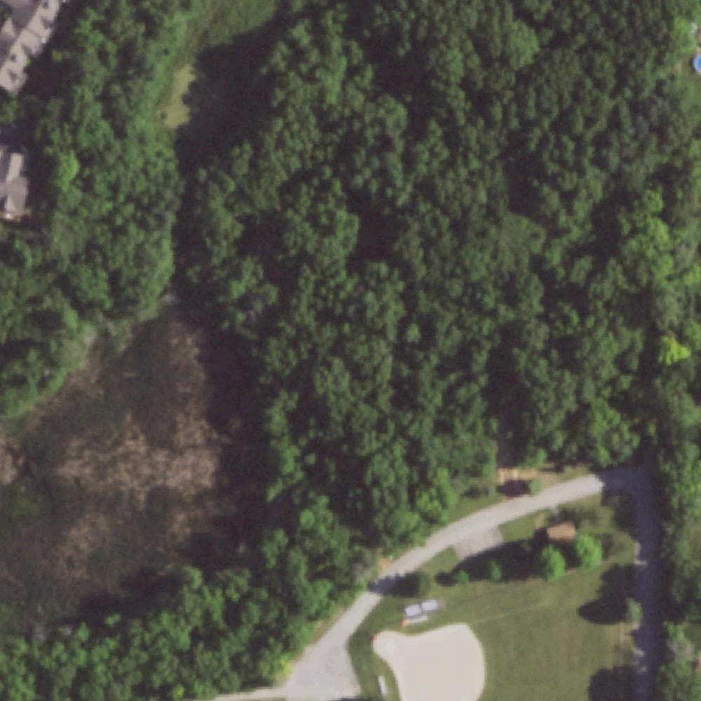 Aerial view of Penbrook Park