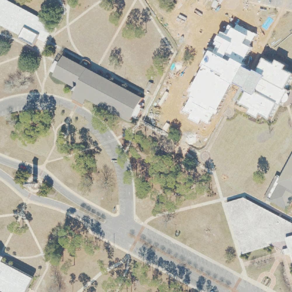 Aerial view of Pensacola State College
