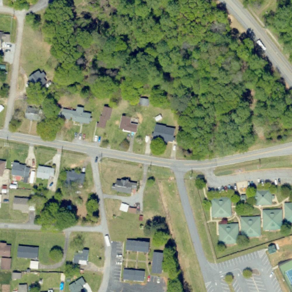 Aerial view of Pope Field