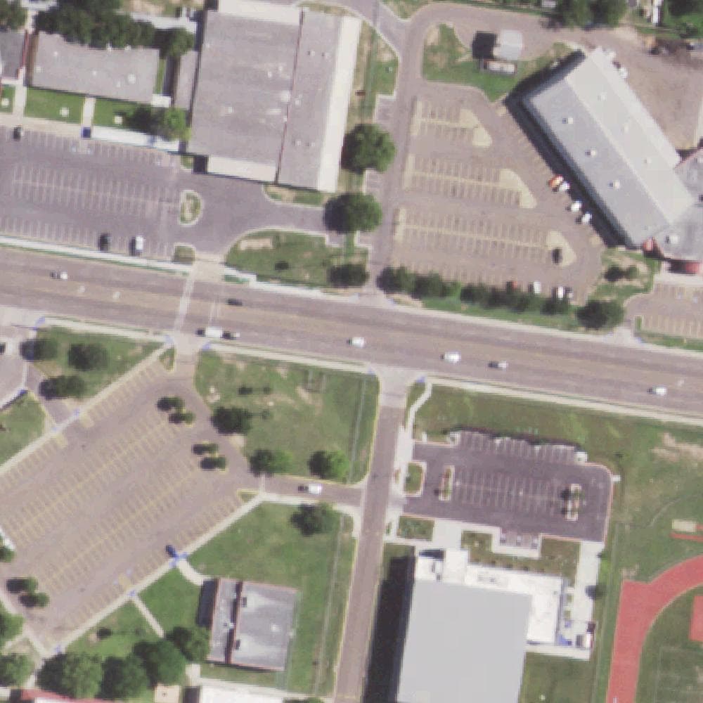 Aerial view of PSJA School & Community Wellness Complex