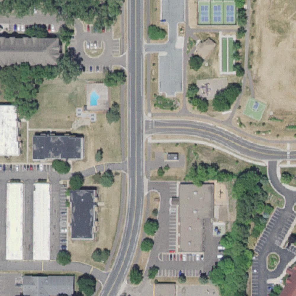 Aerial view of Quarry Park
