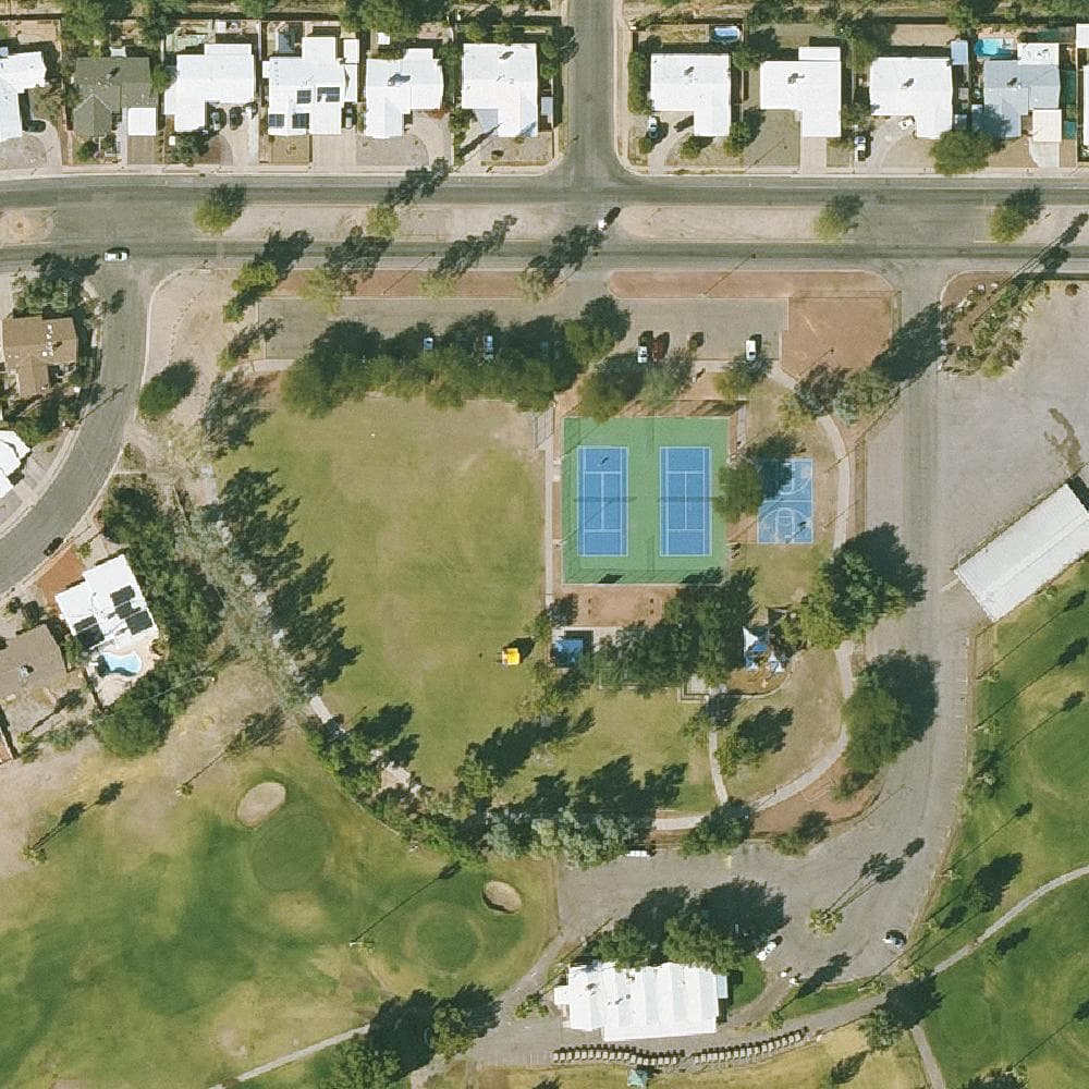 Aerial view of Rolling Hills Park