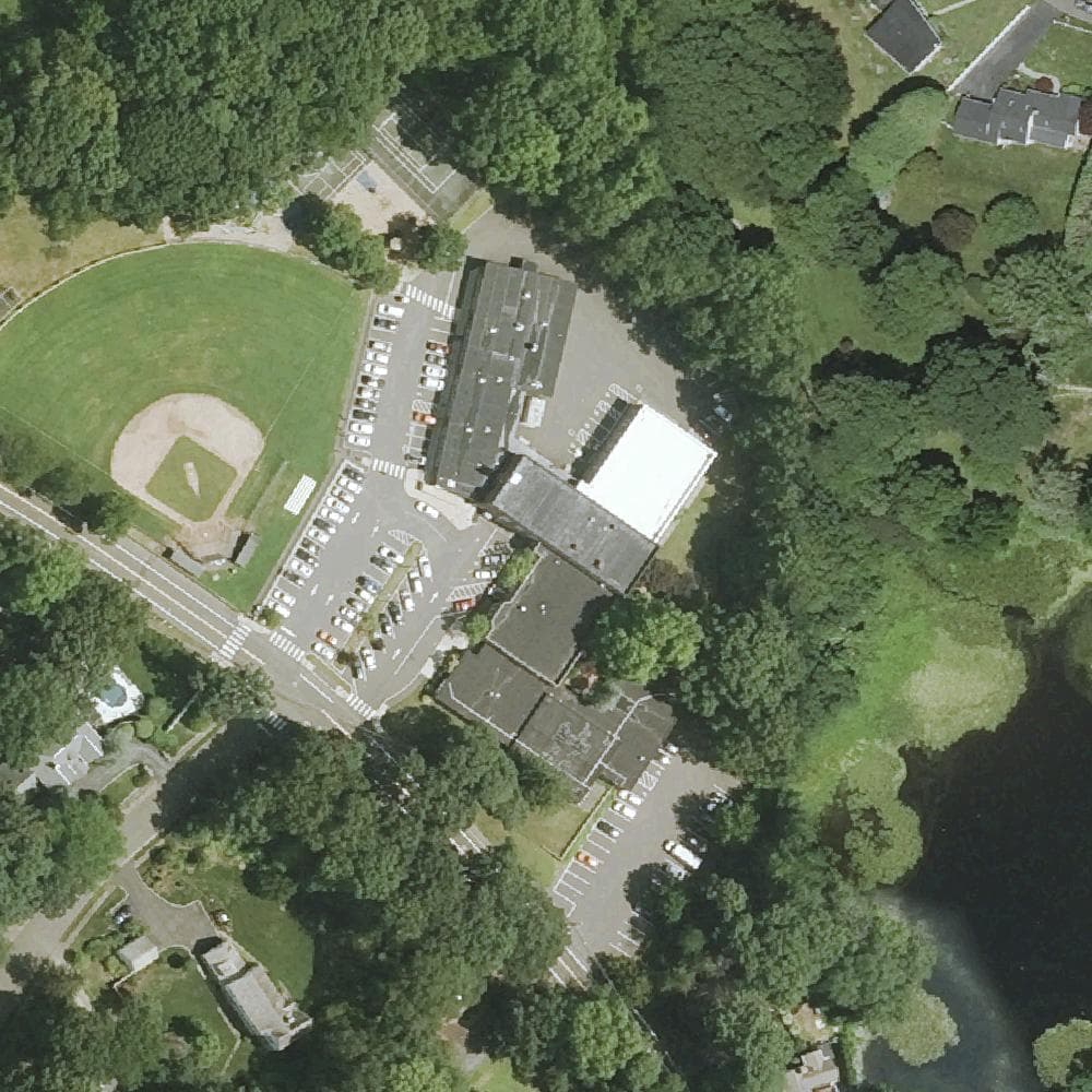 Aerial view of Roosevelt Center